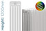 DQ-MD5-1200-TH - DQ Modus 5 Column Vertical Radiator H1200mm x W898mm DQ-MD5-1200-TH - DQ Modus 5 Column Vertical Radiator H1200mm x W898mm